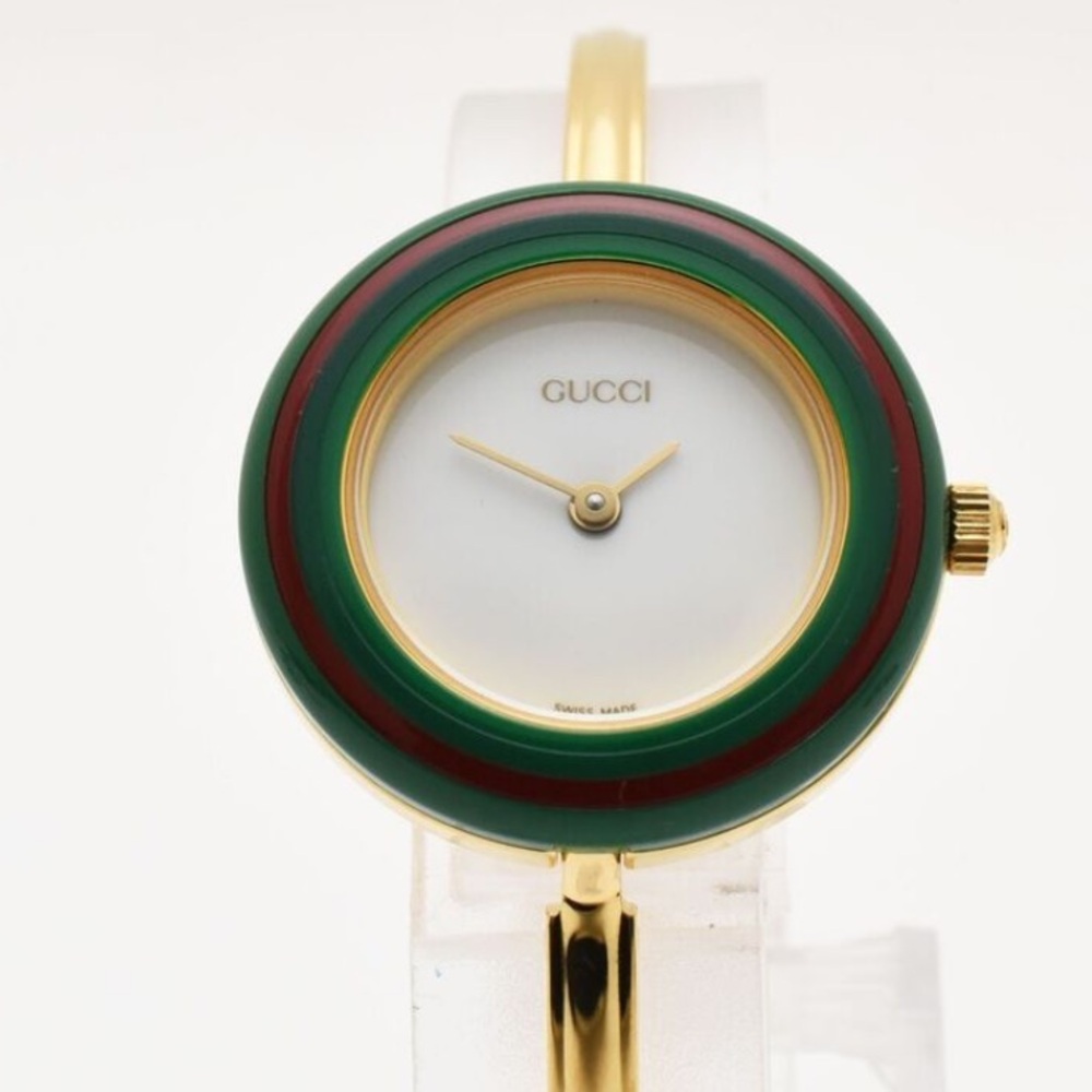14K Gold Plated Gucci Watch RARE Collectors! - Picture 5 of 10
